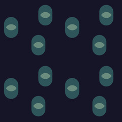 Eye irregular seamless pattern. For print, fashion design, wrapping wallpaper
