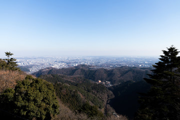 Fototapeta na wymiar 高尾山から見た風景