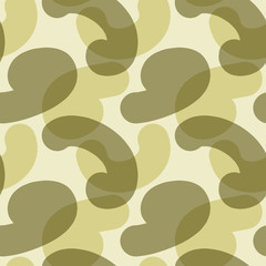 Interwoven color shapes seamless pattern. For print, fashion design, wrapping, wallpaper