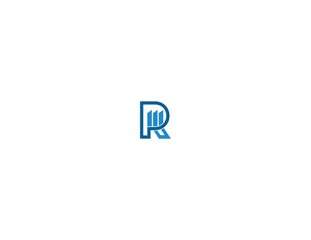 Letter R Building Commercial Business Logo