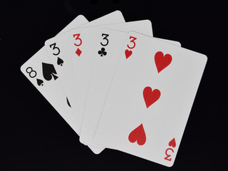 Poker Hand Four of a kind