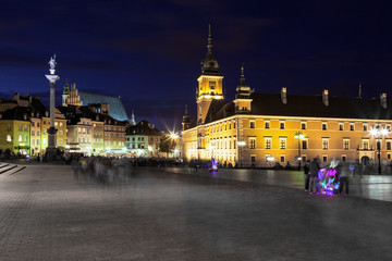 Fototapeta na wymiar Royal castle in Warsaw, Poland