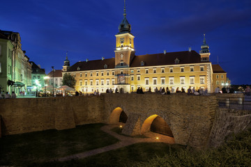 Royal castle in Warsaw, Poland