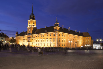 Fototapeta na wymiar Royal castle in Warsaw, Poland
