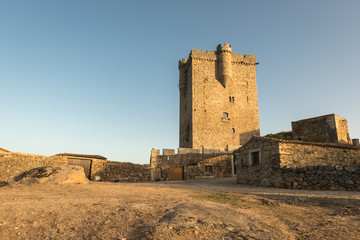 Fototapeta na wymiar Ancient castle in San Felices de los Gallegos. Spain.