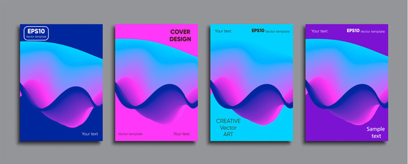 Creative colored cover. Cover design.