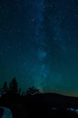 Foto auf Acrylglas Milky Way Over Jordan Pond © kellyvandellen