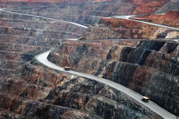 Foto op Canvas Super Pit-goudmijn in Kalgoorlie-Boulder, West-Australië © ClaraNila