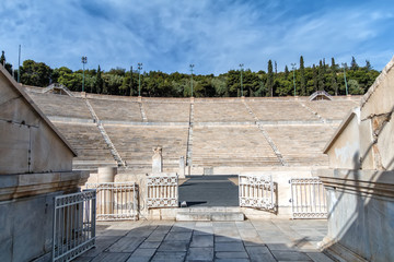 The Panathenaic Stadium "Kalimarmaro" in Athens, Greece