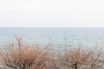 Looking out from the danish coast