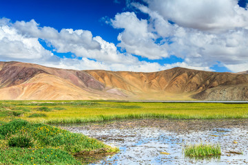 Nice view of Pamir in Tajikistan