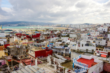 Fototapeta premium Tangier skyline, Morocco