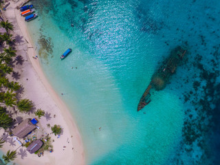 Aerial Image from San Blas Islands in Panama