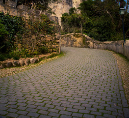 stone walkway in sintra portugal

