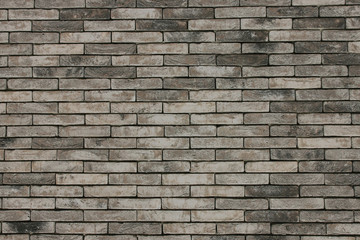 Gray brick wall pattern background.