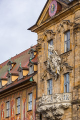 Fototapeta premium Das alte Rathaus in Bamberg