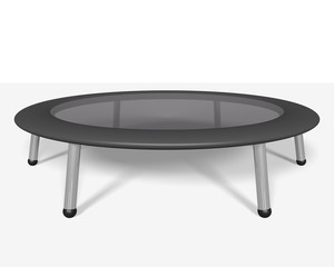 Trampoline. 3D illustration.