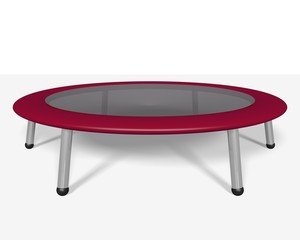 Trampoline. 3D illustration. © Emilia Szymanek