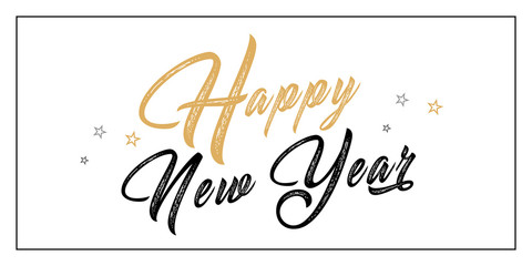 Happy New year, Szczęśliwego Nowego Roku - obrazy, fototapety, plakaty