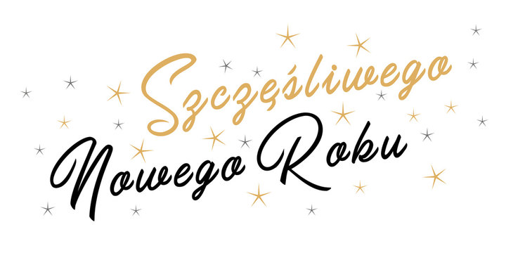 Happy New year, Szczęśliwego Nowego Roku
