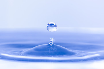 Close up of water drops