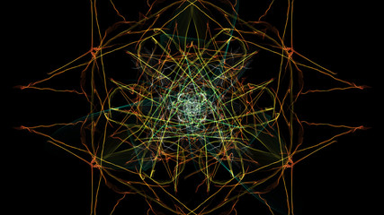 Abstract digital dark background.