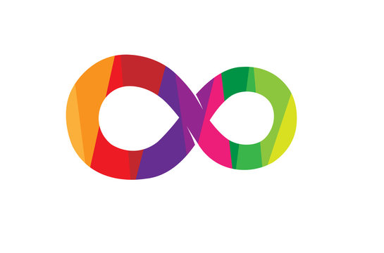 Creative Infinity Symbol Logo Design Illustration