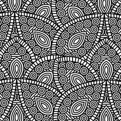 abstract adult coloring art vector illustration design