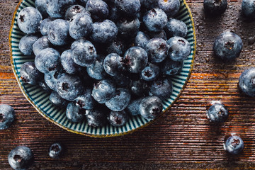 Fresh Washed Blueberries