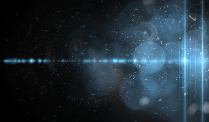 Frozen cold modern lens abstract background, very high resolution