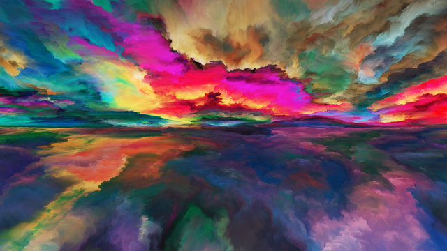 Lights of Abstract Landscape © agsandrew