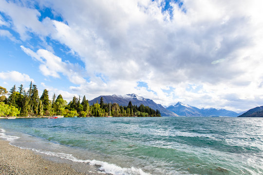 Beautiful landscape of Queenstown, South Island, New Zealand