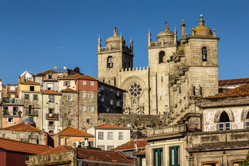 Fototapeta na wymiar Porto cathedral (Sé).