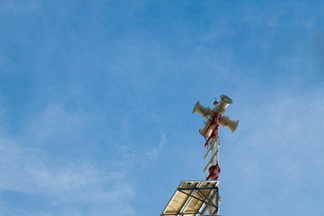 Signal tower marine warning.