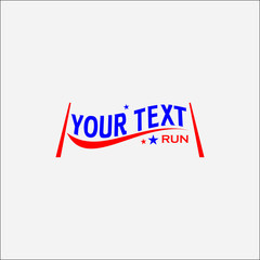 Run event logo concept