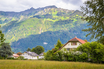 Beautiful landscape of Interlaken, Switzerland