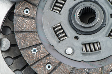 Car clutch close-up