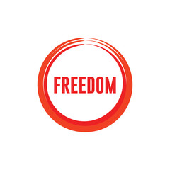 Freedom Vector Template Design