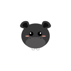 Cute animal face