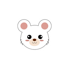 Cute animal face