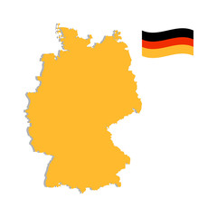 Obraz premium Abstract country map