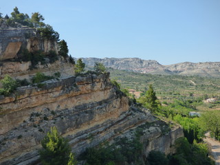 Fototapeta na wymiar Castellote en Teruel,Aragon situado en la comarca del Maestrazgo, en España