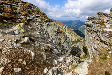 slovakian carpathian mountains in autumn.