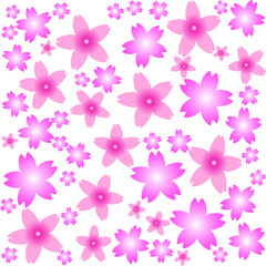 2種類混合　桜柄