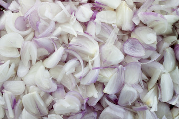 Sliced onion One of the important ingredients of Thai people to cook.