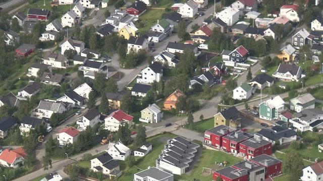 Troms, Troms&oslash;, Stadt, Troms&oslash;ya, Zentrum, Eismeerkathedrale, Seilbahn, Aussichtsberg, Sandnessundet, Trans&oslash;ysundet, Kval&oslash;ysletta, Br&uuml;cke, Troms&oslash;-Br&uuml;cke, Storsteinen