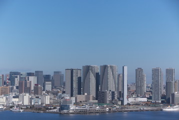 Fototapeta na wymiar 東京の湾岸都市