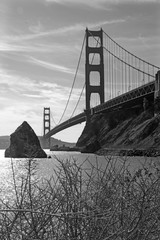 Golden Gate Bridge from Northern Shore of San Fransisco Bay