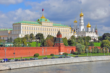 Obraz premium Moscow. View of the Kremlin