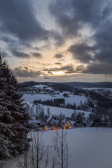 Klingenthal Sonnenuntergang 2017